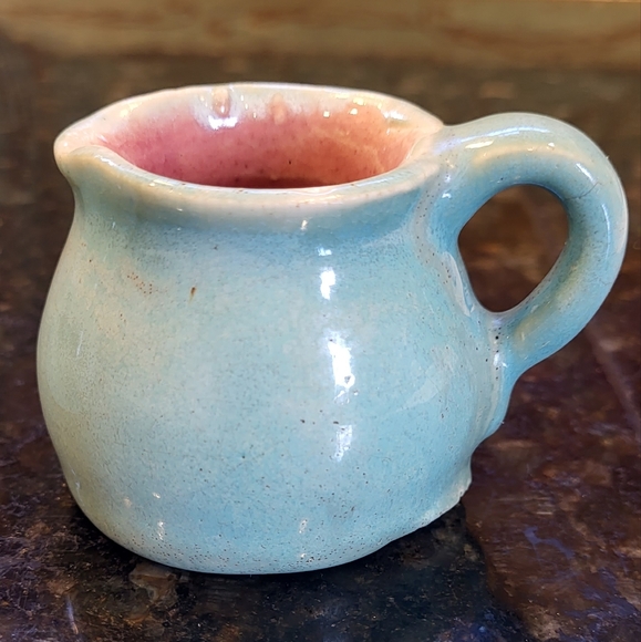 Rare Pisgah Forest Pottery Mini Covered Sugar Bowl and Creamer Set - Picture 6 of 16